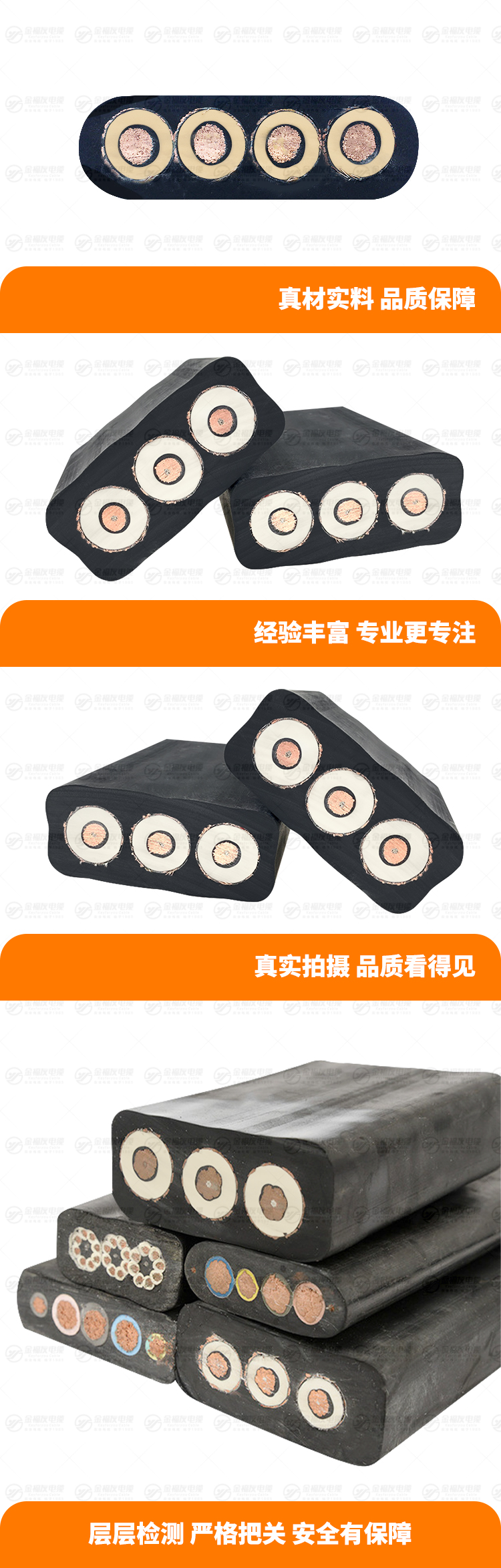新金福友產(chǎn)品詳情頁-高壓扁電纜