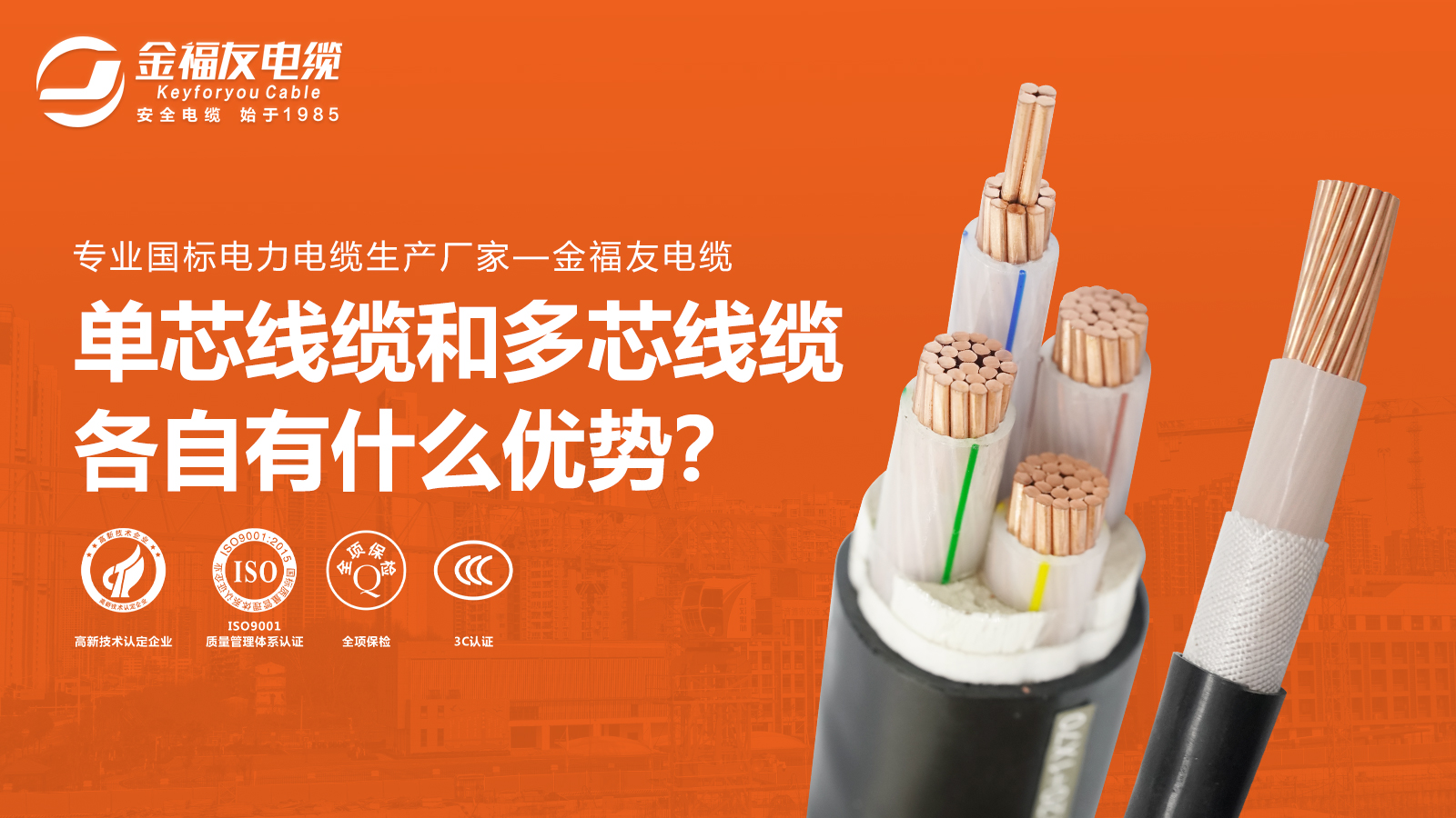 單芯線纜和多芯線纜各自有什么優(yōu)勢？